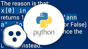 Python sorted lambda function returning a boolean