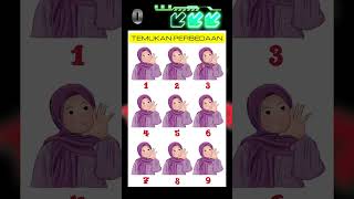 Tes Kejelian Mata ‼️ Cari \u0026 Temukan 3 Perbedaan Pada Gambar #shorts #tebakgambar