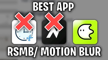 Blurrr app , Best app for RSMB/Motion blur , How to do RSMB like Scooby amv in mobile device