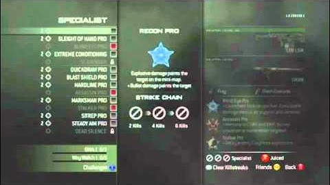 MODERN WARFARE 3 - GUNS, PERKS, PROFICIENCY