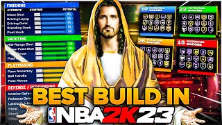 NBA 2K LEAGUE PRO SHOWS BEST PG BUILD IN NBA 2K23! *GODLY GUARD BUILD*