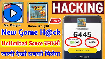 Mx Player Boom Knight Games Hack Tricks 2021|| Mx player All Games tricks|| 101% Working tricks|| mx