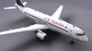 3D Model Airbus A320 Air Canada At 3Dexport.com