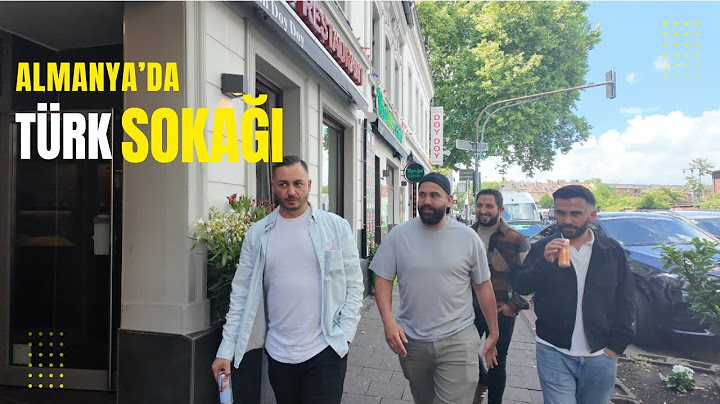 ALMANYA‘da TÜRK SOKAĞI - KÖLN KEUPSTRASSE ve Gösterimizden görüntüler…