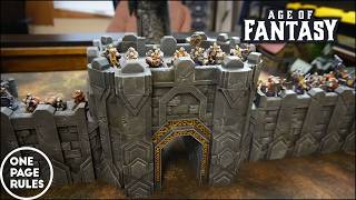 SIEGE! Vampires attack a Dwarven Stronghold.  OnePageRules Age of Fantasy, 3000 pts. screenshot 4
