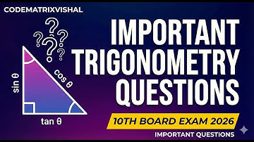 💡 Class 10 Maths | Trigonometry Most Important 9 Questions | NCERT Trigonometry Questions Solutions
