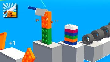 Slice it all! Very satisfying and relaxing ASMR slicing game Part 16 | I play All Levels