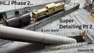 Heaton Lodge Junction Phase 2..Super Detailing Part 2, The Quarry Is Almost Done! & Lots More..