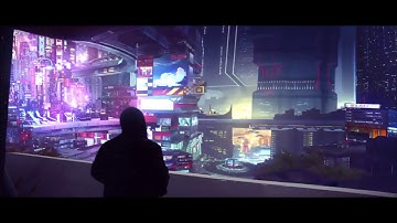 Cyber Punk Matte Painting VFX