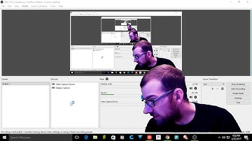 showing how to use OBS Studio with green screen