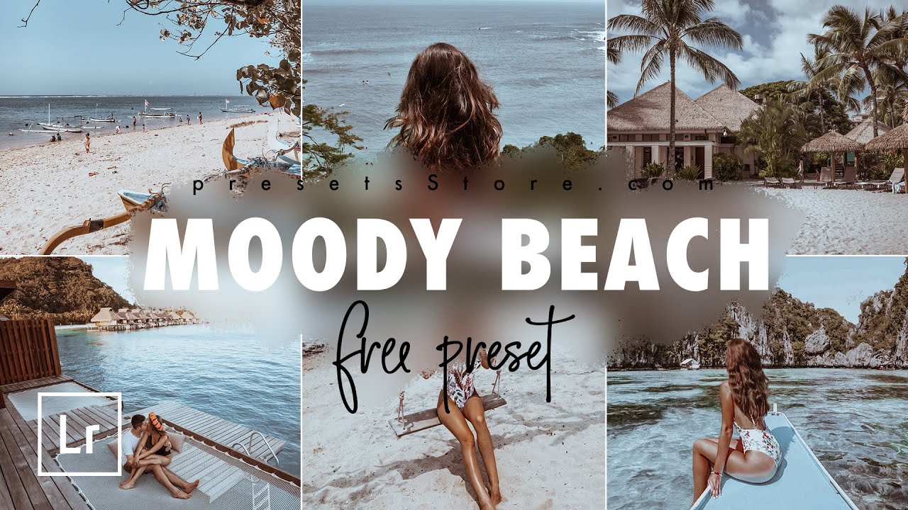 Moody Beach — Mobile Preset Lightroom | Tutorial ...