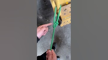 ✅Most Useful Rope Knot | Easy & Practical Bowline #rope #diy