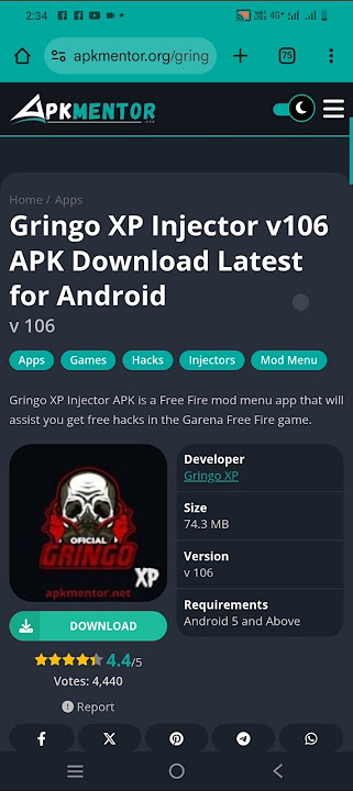 GRINGO XP HACK V106 OB47 MOD MENU DOWNLOAD 😇 #HACK #GRINGOXPHACKV106 #FREEFIREHAC