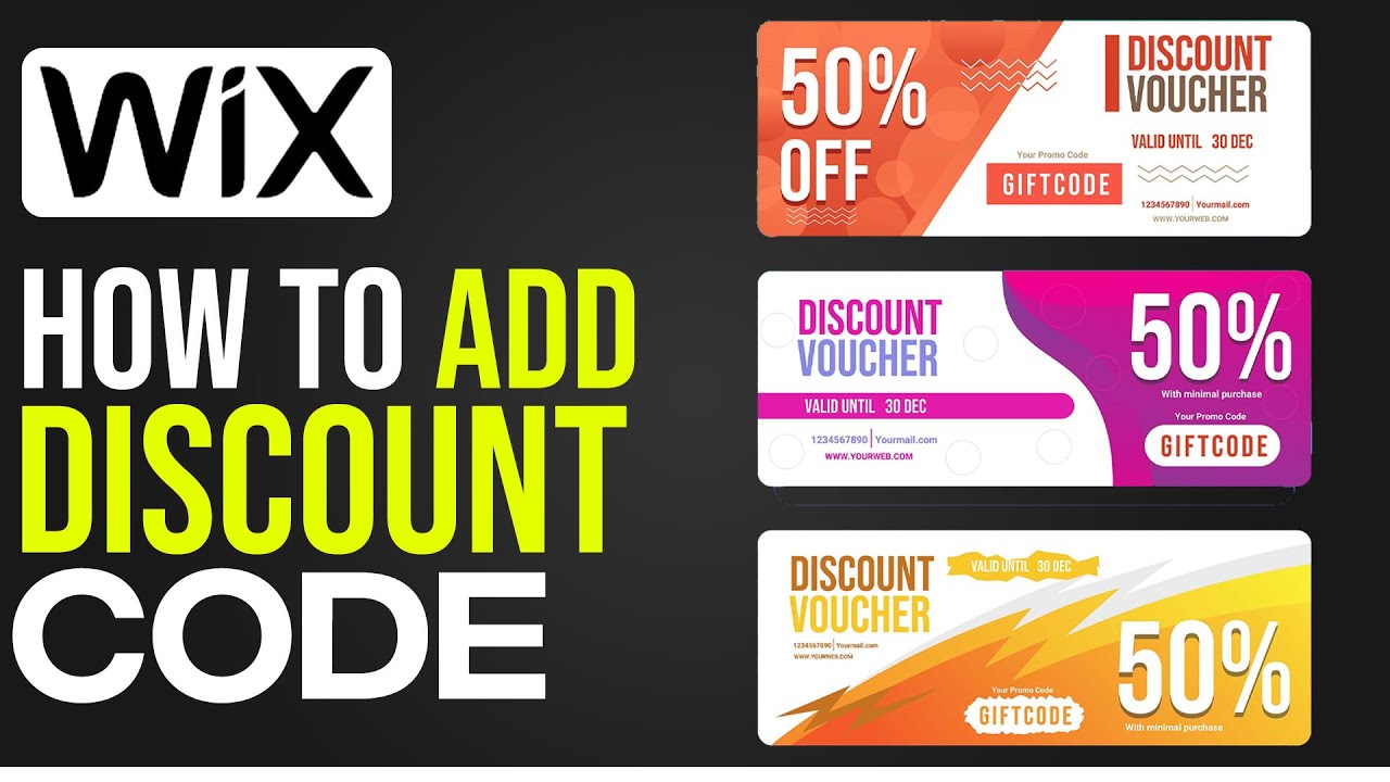 How To Add Discount Code On Wix 2024 (EASY & FAST) YouTube