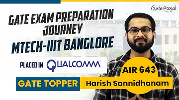 Journey of IIIT Bangalore | Harish Sannidhanam | Gate at Zeal