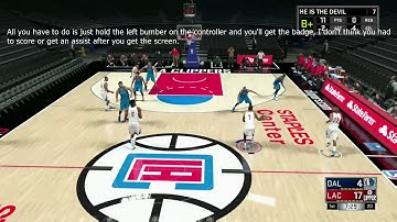 NBA 2k17 Badge Tutorial: How To Get Pick & Roll Maestro Easiest Way!