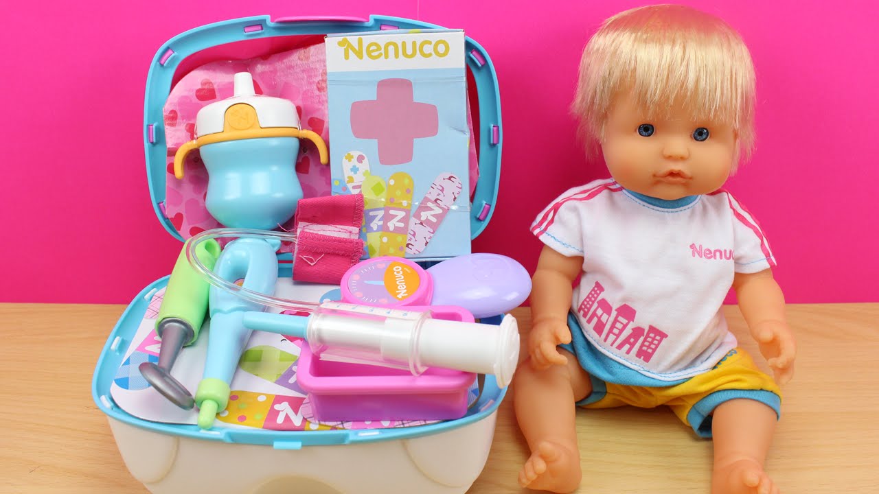 emergencias de Nenuco | Juguetes de Bebé Nenuco en español | El bebé Nenuco está malito - YouTube