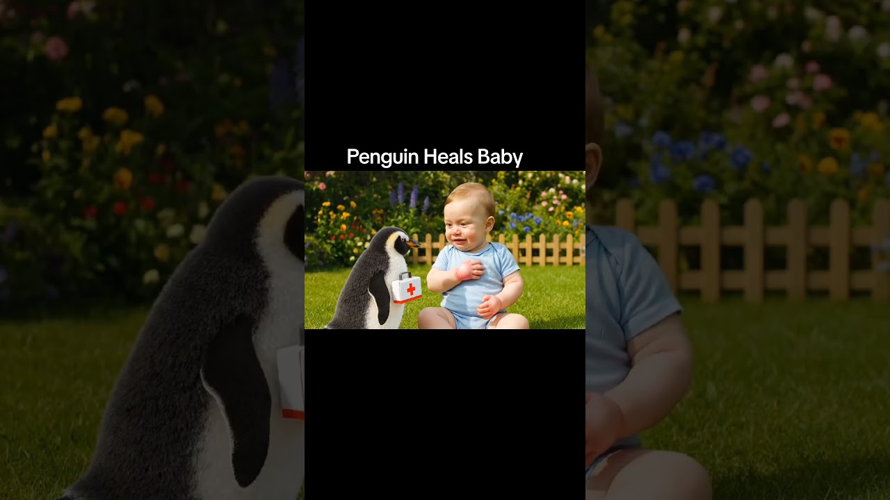 Penguin Heals Baby 