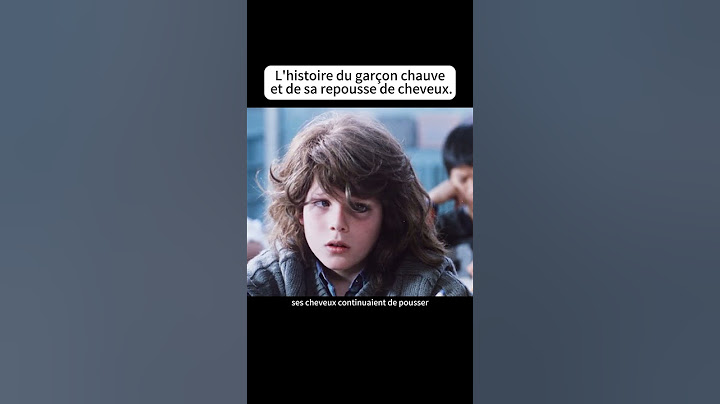 L'histoire du garçon chauveet de sa repousse de cheveux.#film #movie