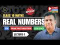 LIVE | Class 10 Maths | Real Numbers (L-1) | Fundamental Theorem, Prime Factorisation, LCM, HCF