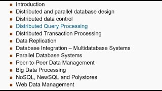 #02 Distributed Query Processing (After Mid 2nd ) | DDMS | CSE | BUBT