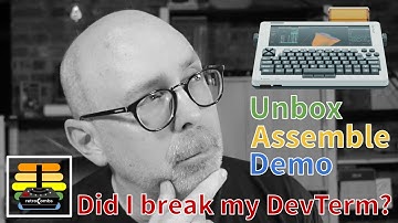 Clockwork Pi DevTerm | TRS-80 Model 100 Inspired Cyberdeck!