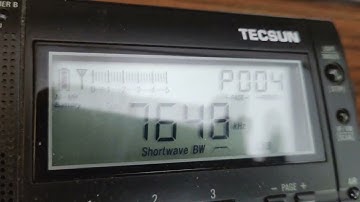 7648 KHz LSB and RTTY Decoder. Tecsun PL-660