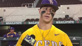 LSU slugger Greg Deichmann on Tigers winning share of the SEC title