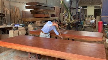 Sập chiếu ngựa gỗ cẩm hồng nguyên khối l đẹp mê li 6 mặt không vết @ThaiPhamOfficialVN