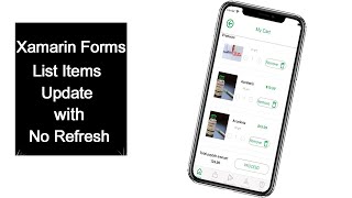 Xamarin Forms Update list items with out Refresh screenshot 3