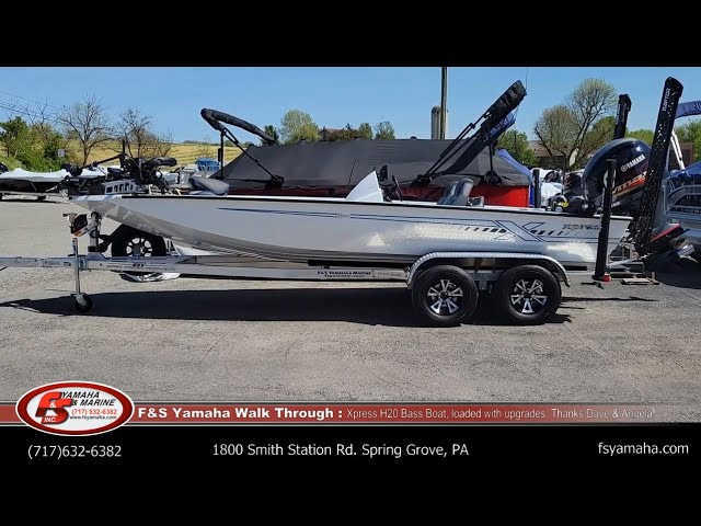 Xpress H20 Bass boat, loaded with upgrades. Thanks Dave & Angela