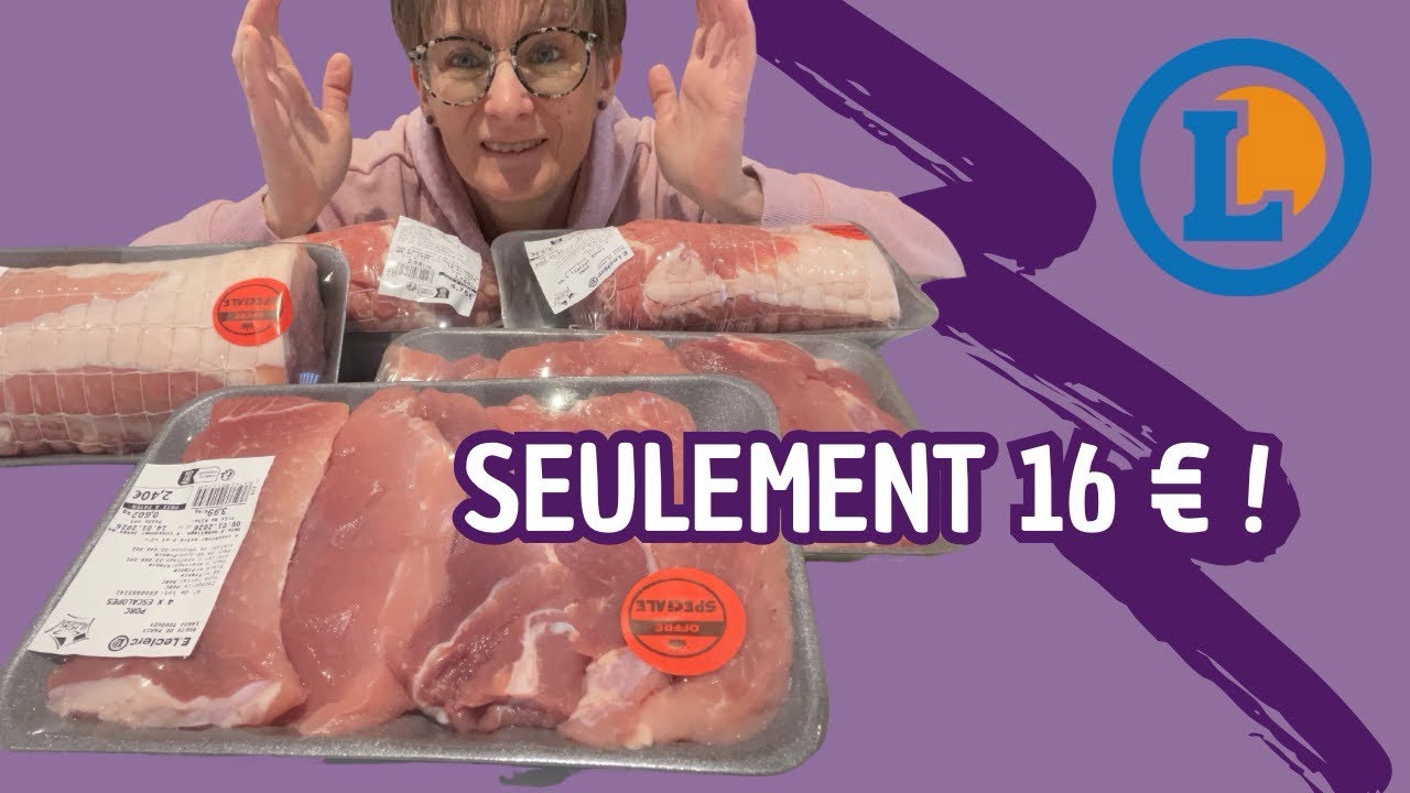 Budget courses : grosse promo sur la viande on en profite 