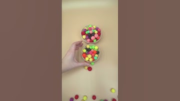 Relaxing Reverse Video Bead Pouring Experience 💛🔮#asmr #satisfying #beads