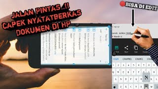 Cara Mudah Mengedit Dokumen Berkas File Di Hp