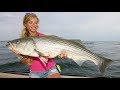 Most INSANE GIANT Striped Bass Fishing! (Montauk, New York)