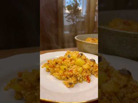 Булгур+овощи=очень вкусный ужин🔥
