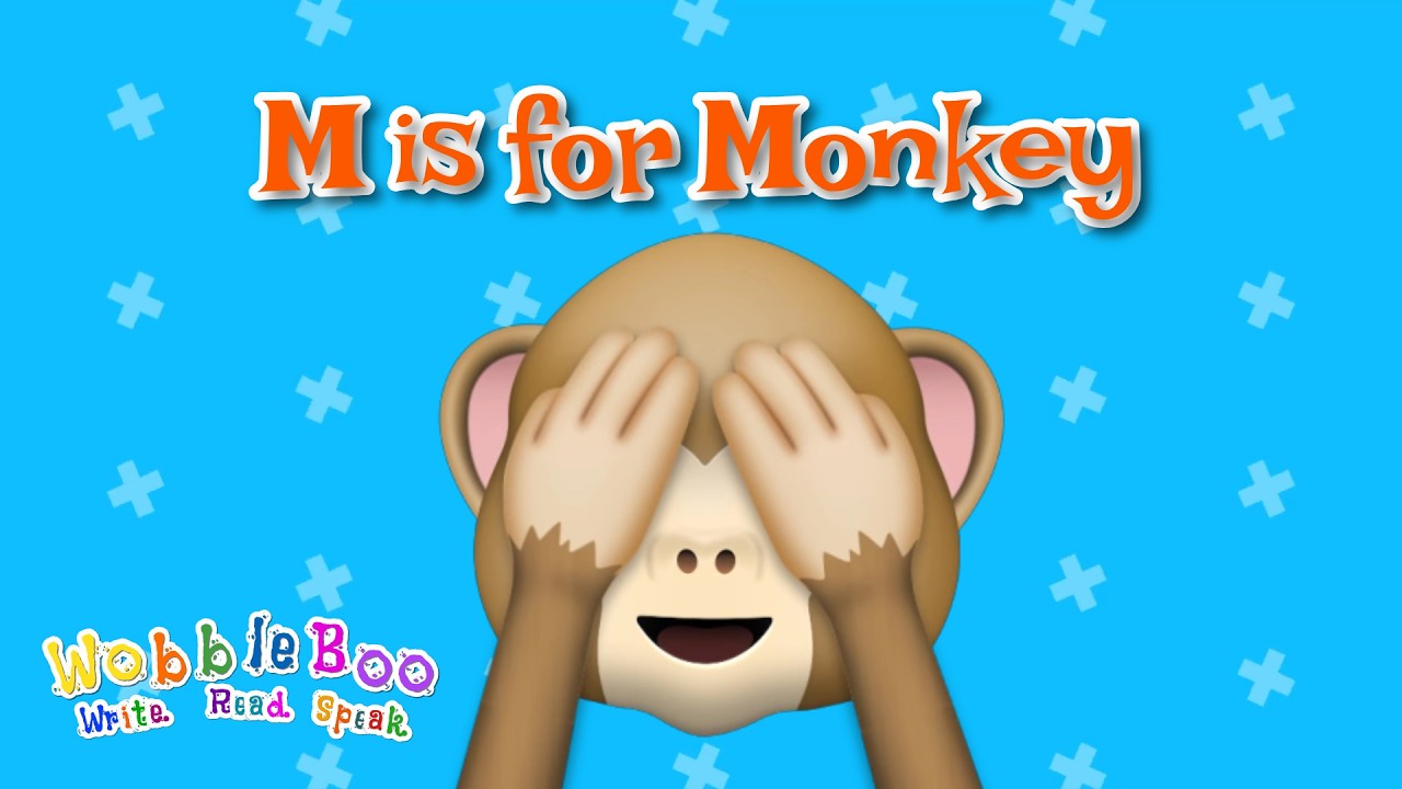 M is for Monkey | Phonics Song for Toddlers 🐵🙈🙉