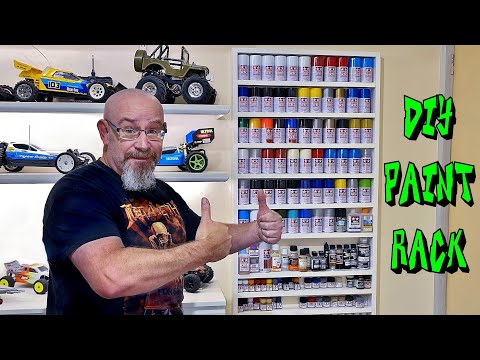 DIY Hobby Paint Rack Part 4 Chipping, Oil Wash, Varnish and Loaded