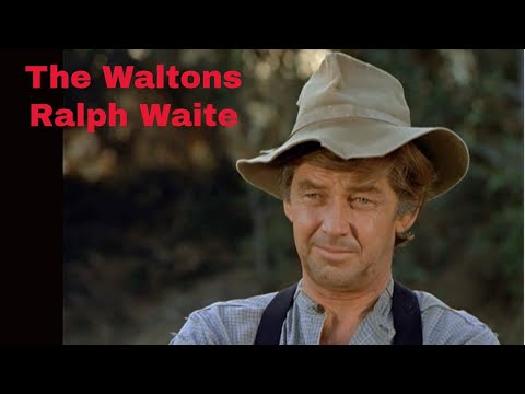 The Waltons - Ralph Waite  - behind the scenes with Judy Norton