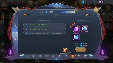 Mu Origin 2 beginner guide VIP benefit