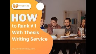 How To Rank With Thesis Writing Service