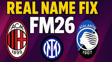 How to Do the Real Name Fix in FM26 | Football Manager 2026 Tips & Tricks Tutorial