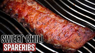 Sweet Chili Spareribs van de BBQ