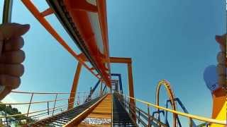 Dorney Park Talon POV HD Roller Coaster B&M Front Seat Ride 1080p Video Steel Inverted GoPro