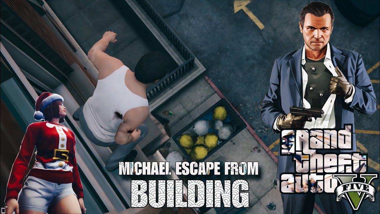 Gta v michael escape from the building | side mission | gta5 | viralvideo | cheapthrillsgamer |