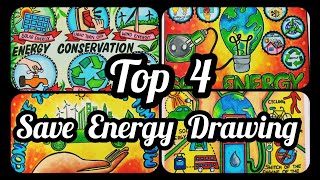 Energy conservation Day poster drawing| Save Energy save Earth drawing| Renewable Energy drawing
