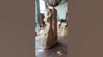 trụ cầu thang gỗ tân cổ điển đẹp nhất năm 2026. thi công cầu thang gỗ tân cổ điển đẹp. #tuden