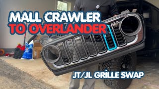 Swapping Out The Jeep JT/JL Grille In Under 5 Min!