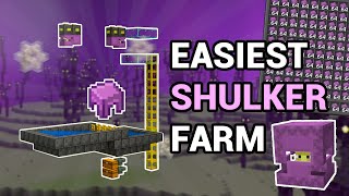 EASIEST Shulker Farm Tutorial | Minecraft Bedrock