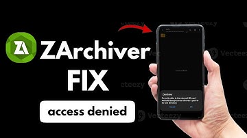 Fix ZArchiver "Access Denied" Error on Android (2025)
